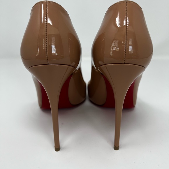 Nude patent leather Christian Louboutin pumps- Size 38.5. Only worn once! - Picture 8 of 8